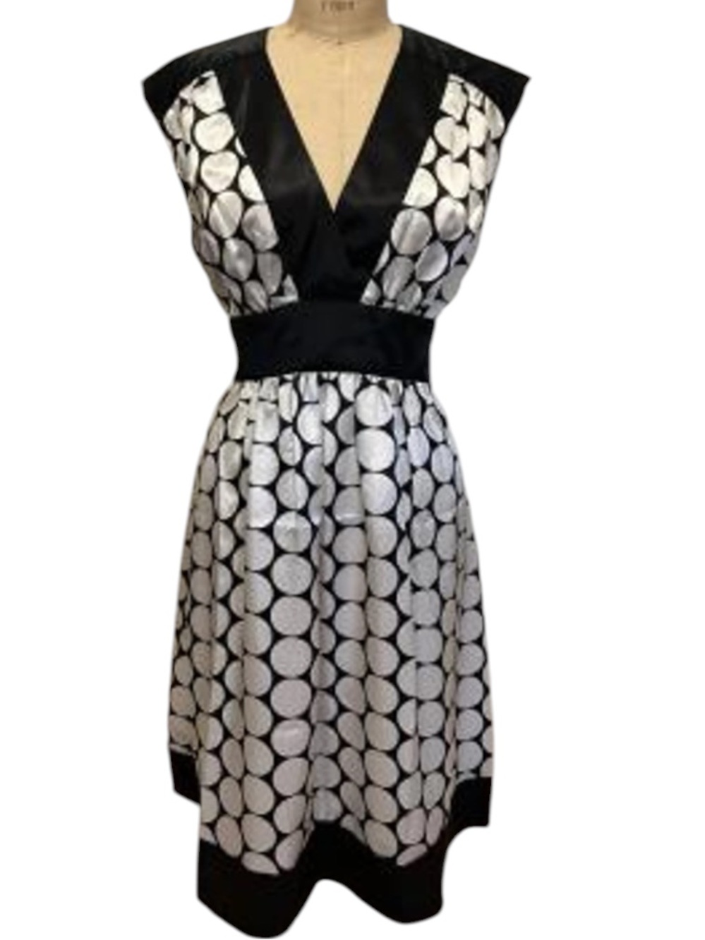 Dress BCX black-and-white polkadotted nwt